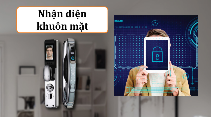 Khóa điện tử Face ID-3D Demax EL968 GS App Wifi